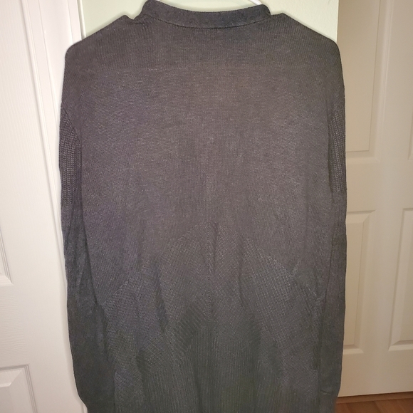 NWT Lululemon Sincerely Yours Wrap Sweater Heathered Deep Coal Size Large - Picture 9 of 12